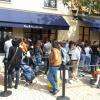 La fameuse file d'attente en image