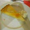 Ma tarte aux poires...elle semble petite mais bien suffisante après le plat qui était bien copieux :)
