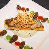 Filet de Bar sur son risotto aux champignons