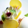 Mangue & Orange - Mousse yaourt / Gelée mangue orange / Sorbet citron