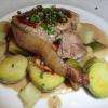 Le grenadin de veau et sa sauce aux champignons