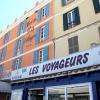 La façade du resto "Les voyageurs"