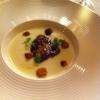 Soupe de topinambour et foie gras