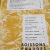La carte des boissons softs et boissons chaudes