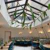 Salle intérieure, jolie déco et très cosy 