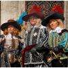 Costumes de Mousquetaires réalisés par Rita TATAI et l'Atelier la Colombe pour le Carnaval de Venise