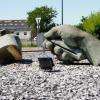 VANDALISME AU ROND POINT DE L'HUITRE EN MAI 2012