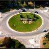 vue aérienne du rond point