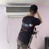 Installation d'une console réversible climatisation / chauffage