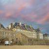 les remparts vu de la plage de Bon Secours