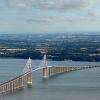 PONT DE ST NAZAIRE RELIANT LA VILLE A ST BREVIN