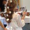 Coiffure de mariee avec des extensions