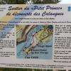 Le schéma du parcours sur la presqu'île