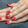 Extension de gel au chablon 