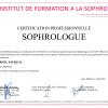 - Certificat Professionnel inscrit au RNCP (Répertoire National de la certification Professionnelle) dont le niveau de qualification est reconnu par l’Etat

- Attestation de spécialisation Enfants – Adolescents et troubles spécifiques
Membre de la Chambre Syndicale de la Sophrologie