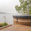 Bain nordique sur le lac