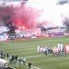 Les ultras fêtaient les 20 ans de leur club de supporters dans les gradins...