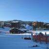 Vue de la station de Morillon les esserts, prise de la piste débutant
