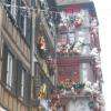 Des nounours sur beaucoup de façades pour Noël !