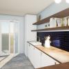 Travaux de cuisine : 
Ouverture sur le salon et changement du mobilier