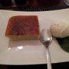Flan coco et sa boule de glace coco...