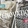 Restauration de fauteuil de style en tissus