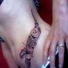 Polynésien freehand tattoo