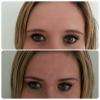 Ligne de sourcil qui écrase le regard
Ligne rehaussée, et allongée en restant très naturel
