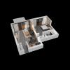 Plan 3D aménagement appartement