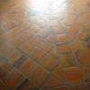 Carreaux 9 X 9 montés en panneaux.