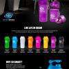 Il y a les Slim Smarshakes mais aussi les smartshake 400Ml avec pillulier, réservoir et mousqueton.
En plus tu peux les customiser avec le temps et amener la curiosité de ton côté fashionlifestyle à la salle!

Urban-Nutri-Shop propose pleins d'autres shaker en plus d'alimentation et de compléments alimentaire.