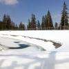 La retenue d'eau...sous la neige ????