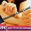 Le massage Hawaïen Lomi Lomi vous permet d'atteindre un état de détente extraordinaire. Vous sentez les vagues sur vous, un effet unique que tous les clients ont tous adoré.