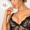 Soutien gorge en dentelle noire de la boutique Valentina Lingerie.