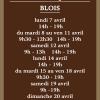 Horaires PAQUES 2014.