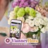 Photo d'un bouquet de fleurs livré par Vianney Flora