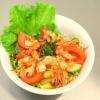 Salade Thai de crevettes (5.5 euros)