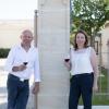 Guillaume et Natacha Poitevin, propriétaires de cette propriété familiale.