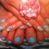 Gel uv sur mains et pieds