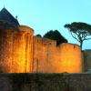 Vue sur le château illuminé