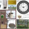 Planche de style de jardin d'hiver (coaching déco)