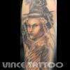 tatouage de geisha réalisé par vince,vince tattoo dordogne