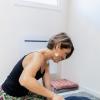 Travail sur la respiration.