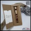 Coffret pour stylo bois Noyer Noir + Hêtre