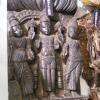 panneau Vishnou Tamil Nadû Inde ancien