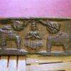 Gaja Laxmi antique panneau sud de l'Inde