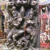 Krishna Gopala, ancien panneau sculpté Inde
