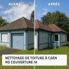 Résultat d’un nettoyage basse pression suivi d’un traitement hydrofuge sur cette toiture.
👉 Protection durable contre l’humidité, la mousse et les infiltrations.
MS Couverture 14 – Votre expert toiture sur Caen et alentours