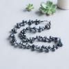 collier en Obsidienne flocons de neige