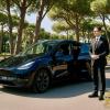 Taxi Antibes – Trajet premium en Tesla Model Y.
